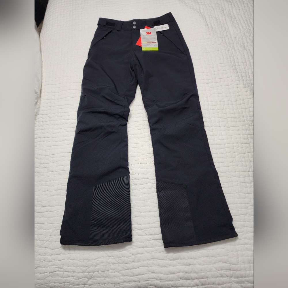 Spyder Black Boot Cut Pants Snow Pants